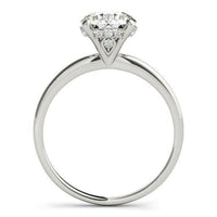 14k White Gold Prong Set Round Diamond Engagement Ring (2 cttw) - Forever in Harmony