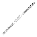 Sterling Silver Rhodium Plated Round Box Chain (3.80 mm) | - Forever in Harmony