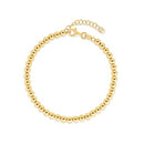 14k Yellow Gold Bead Chain Necklace(4mm) | - Forever in Harmony