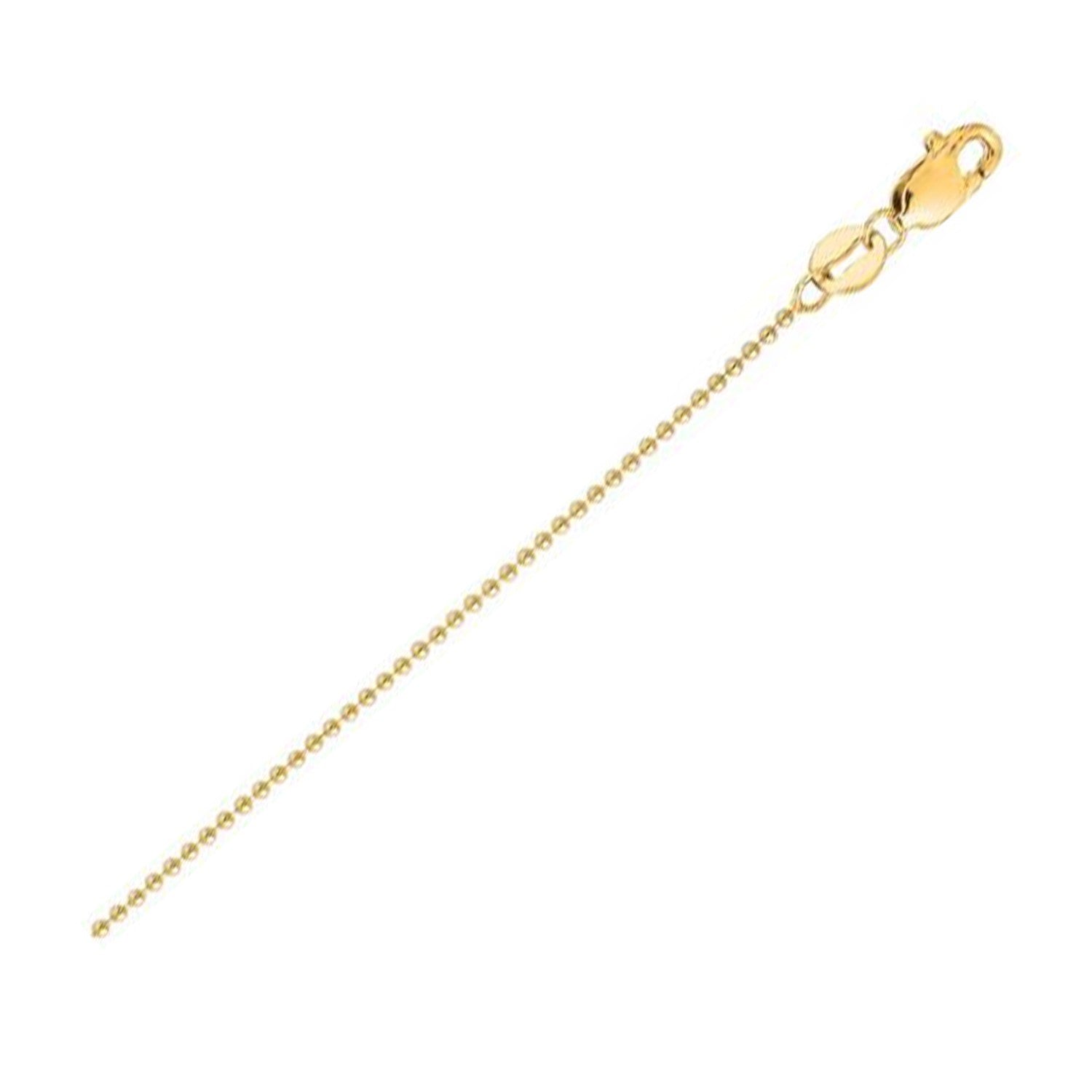 18k Yellow Gold Bead Chain (2.50 mm)