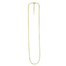 Endless Adjustable Cable Chain in 14k Yellow Gold (1.70 mm)