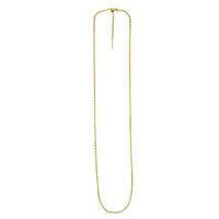 Endless Adjustable Cable Chain in 14k Yellow Gold (1.70 mm)