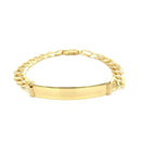 14k Yellow Gold 8 1/2 inch Mens Curb Chain ID Bracelet (8.30 mm) | 8.5''