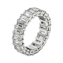 Emerald Cut Lab Grown Diamond Eternity Ring in 14k White Gold (2 cttw FG/VS2) - Forever in Harmony