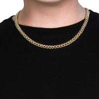 10k Yellow Gold Light Miami Cuban Chain (8.00 mm) | 22''