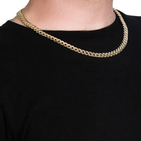 10k Yellow Gold Light Miami Cuban Chain (8.00 mm) | - Forever in Harmony