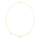 14k Yellow and Rose Gold Mom Necklace