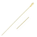 10k Yellow Gold Classic Box Chain (0.45 mm) | 18