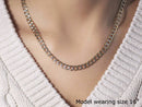 14k Two Tone Gold Pave Curb Chain (5.70 mm) | - Forever in Harmony