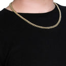 10k Yellow Gold Semi Solid Miami Cuban Chain (6.60 mm)