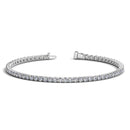 Lab Grown Round Diamond Tennis Bracelet in 14k White Gold (3 cctw F/G  VS2/SI1) - Forever in Harmony