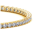 Lab Grown Round Diamond Tennis Bracelet in 14k Yellow Gold (6 cctw F/G  VS2/SI1) - Forever in Harmony