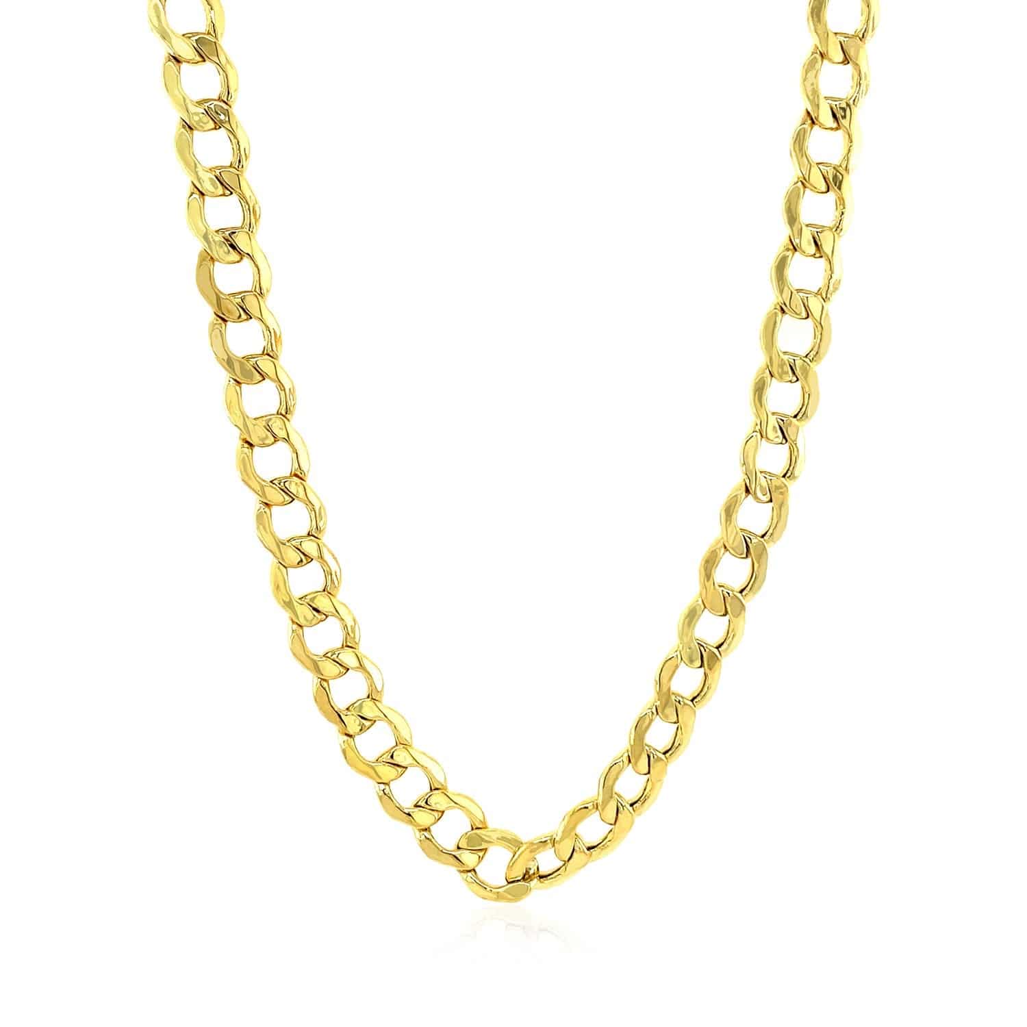 10k Yellow Gold Curb Chain (6.20 mm) |