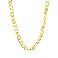 10k Yellow Gold Curb Chain (6.20 mm) | - Forever in Harmony