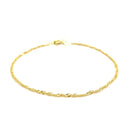 10k Yellow Gold Singapore Bracelet (1.50 mm) | - Forever in Harmony