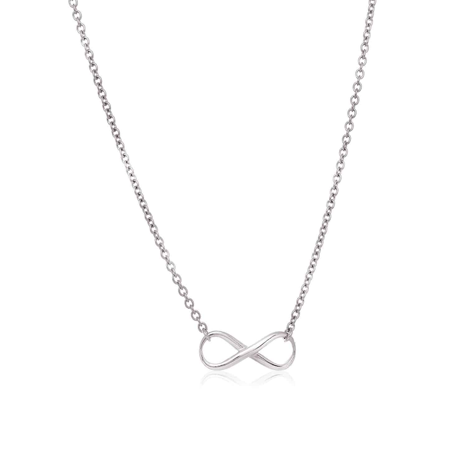 Sterling Silver Infinity Symbol Necklace