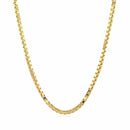 14k Yellow Gold Semi Solid Box Chain (2.10 mm) | - Forever in Harmony