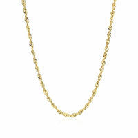 14k Yellow Gold Light Rope Chain (2.5 mm) | - Forever in Harmony