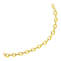 14k Yellow Gold Infinity Link Bracelet (8.00 mm) | - Forever in Harmony