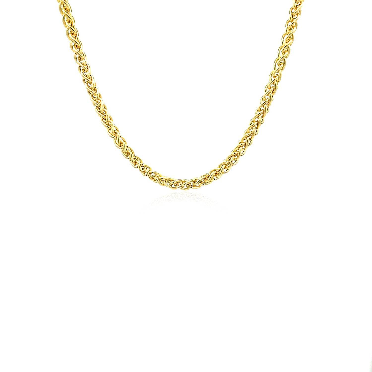 14k Yellow Gold Light Weight Wheat Chain (2.80 mm) |