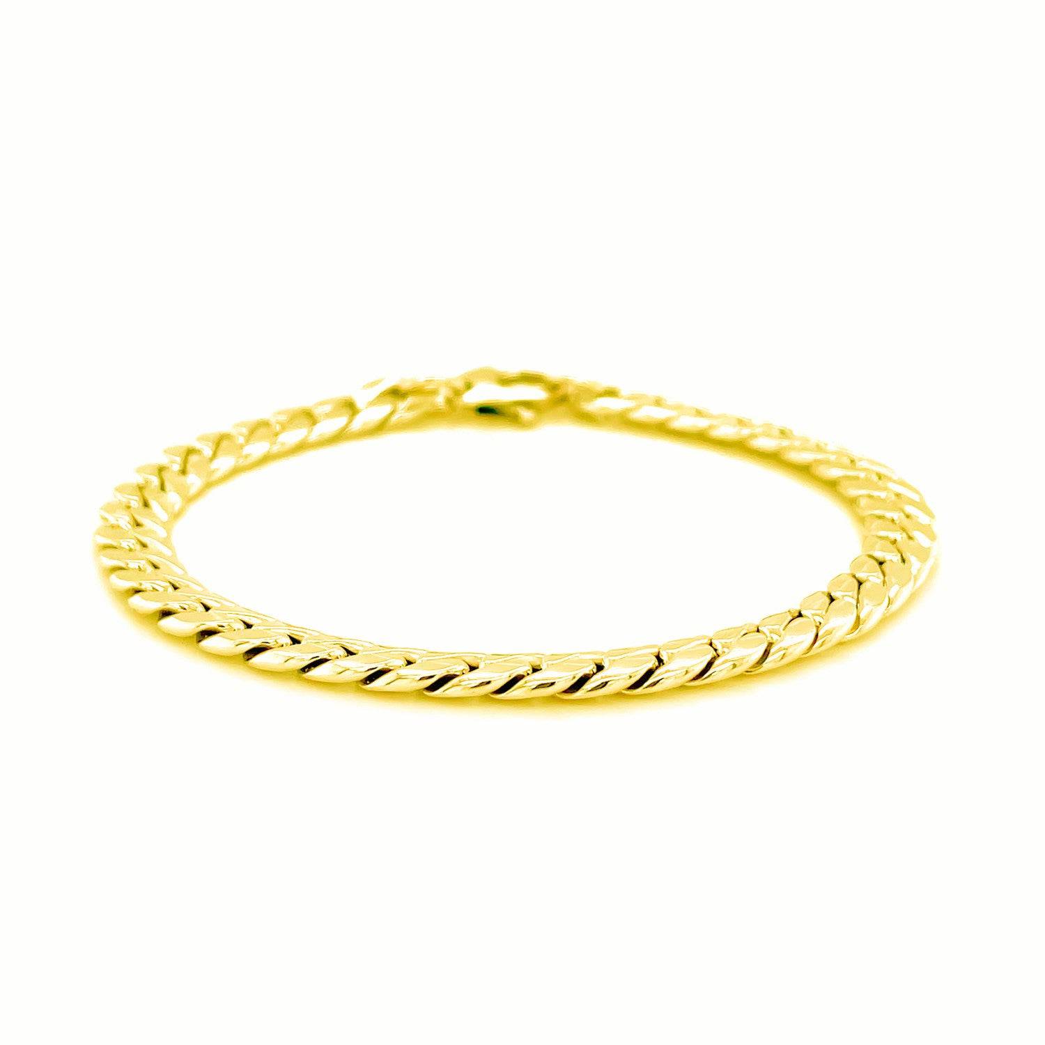 14K Yellow Gold Cuban Link Bracelet (5.90 mm) |