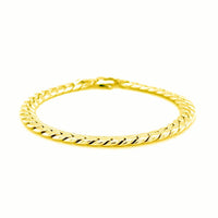 14K Yellow Gold Cuban Link Bracelet (5.90 mm) | - Forever in Harmony