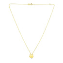 14K Yellow Gold Four Leaf Clover Necklace