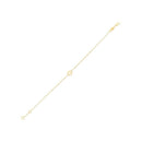 14k Yellow Gold Star of David Bracelet