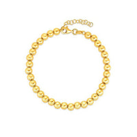 14k Yellow Gold Bead Chain Necklace(5mm)