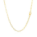 14K Yellow Gold Delicate Paperclip Chain (2.1 mm) | - Forever in Harmony