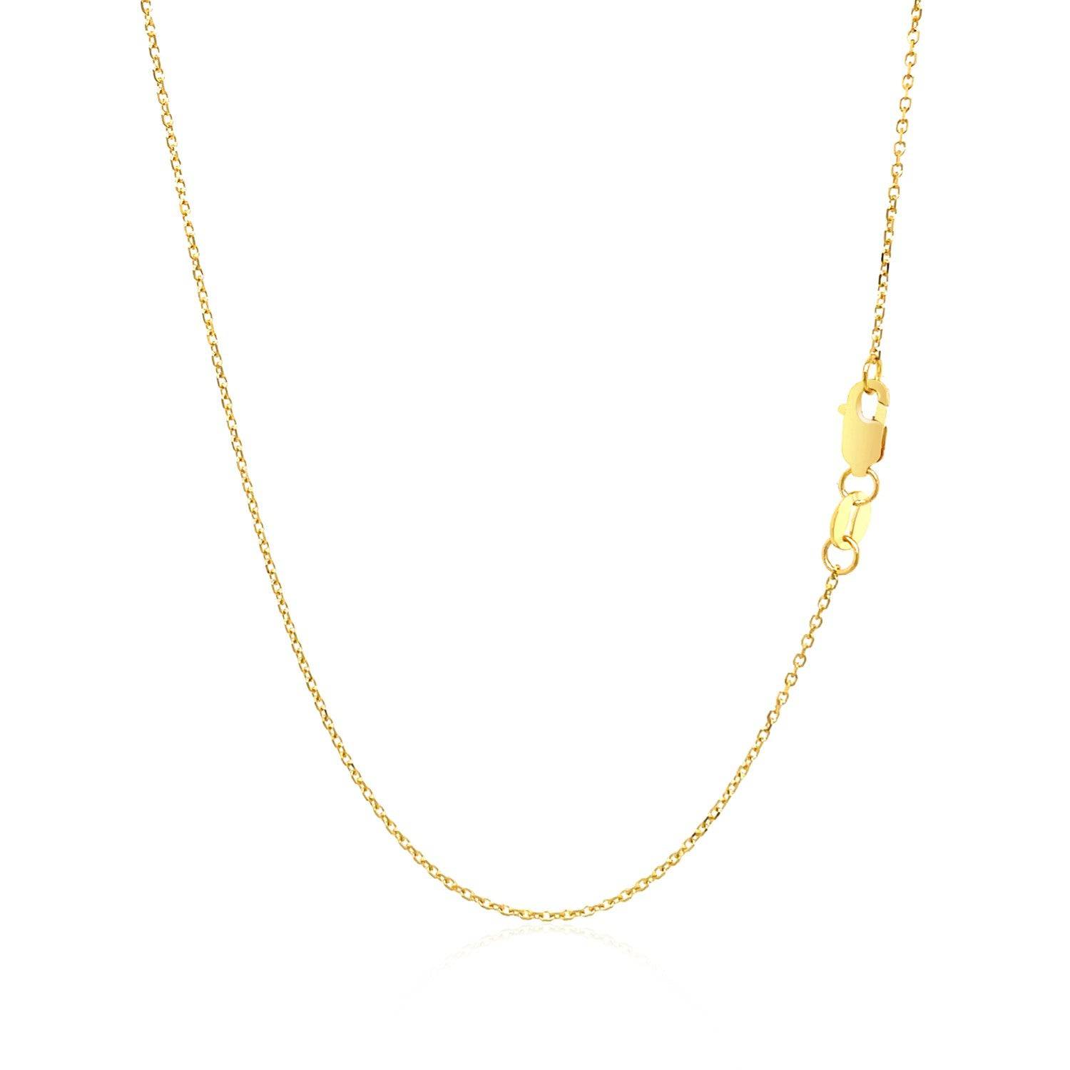 14k Yellow Gold Bar Pendant with Diamonds