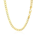 10k Yellow Gold Curb Chain (4.40 mm) | 18''