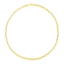 14k Yellow Gold Paperclip Chain Necklace