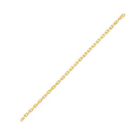 14k Yellow Gold French Cable Chain Bracelet  (3.60 mm) | - Forever in Harmony