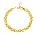 14K Yellow Gold Bead Bracelet (7.00 mm)