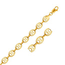 14k Yellow Gold Puffed Mariner Link Chain (11.00 mm)