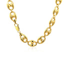 14k Yellow Gold Puffed Mariner Link Chain (11.00 mm)