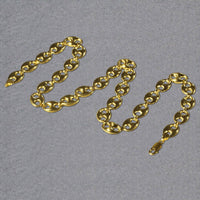 14k Yellow Gold Puffed Mariner Link Chain (11.00 mm)