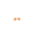 14k Rose Gold Ball Style Stud Earrings (4mm)