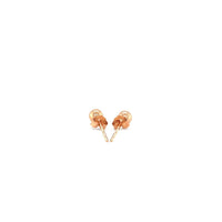 14k Rose Gold Ball Style Stud Earrings (4mm)