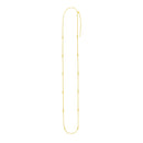 Endless Adjustable Diamond Pendant Chain in Yellow Gold (3.00 mm) | - Forever in Harmony