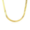 14k Yellow Gold Super Flex Herringbone Chain (6.00 mm) | - Forever in Harmony