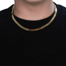 14k Yellow Gold Super Flex Herringbone Chain (6.00 mm) | 16''