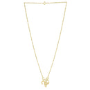 Drop Necklace with Lucky Charms in 14K Yellow Gold