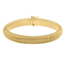 14k Yellow Gold Tubogas Bracelet (9.00 mm)