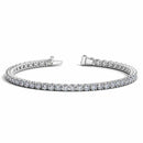 Lab Grown Round Diamond Tennis Bracelet in 14k White Gold (6 cctw F/G  VS2/SI1) - Forever in Harmony