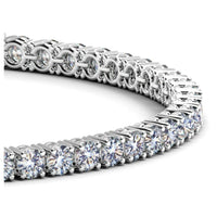 Lab Grown Round Diamond Tennis Bracelet in 14k White Gold (6 cctw F/G  VS2/SI1) - Forever in Harmony