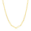 14k Yellow Gold Wire Paperclip Chain (2.7 mm)