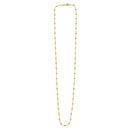 Layering Saturn Bead Necklace in 14K Yellow Gold | - Forever in Harmony