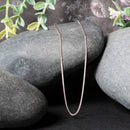 14k Rose Gold Round Wheat Chain (0.80 mm) | 18